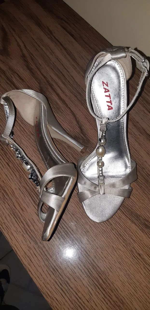 Sandália Prata - Foto 3