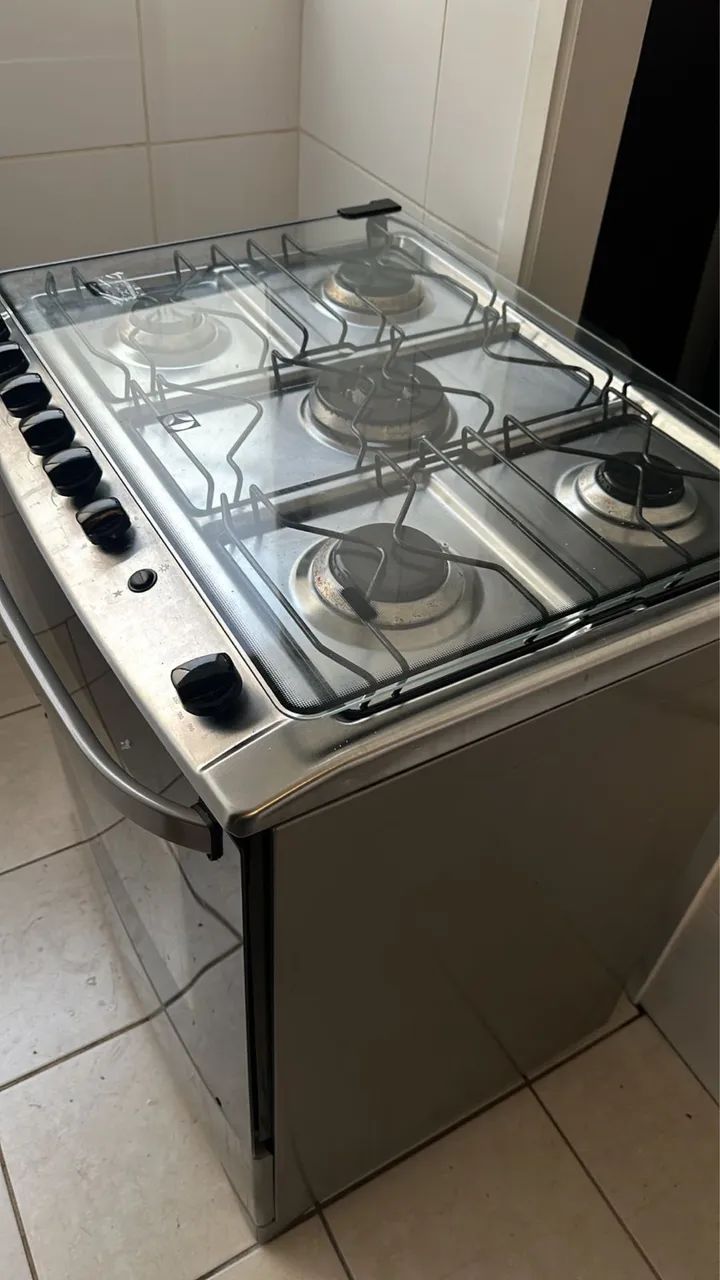 Fogão Eletrolux Inox 5 bocas