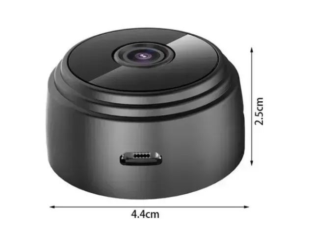 Mini Câmera Ip Espiã Wifi Monitoramento Magnética Com Suporte - Foto 4