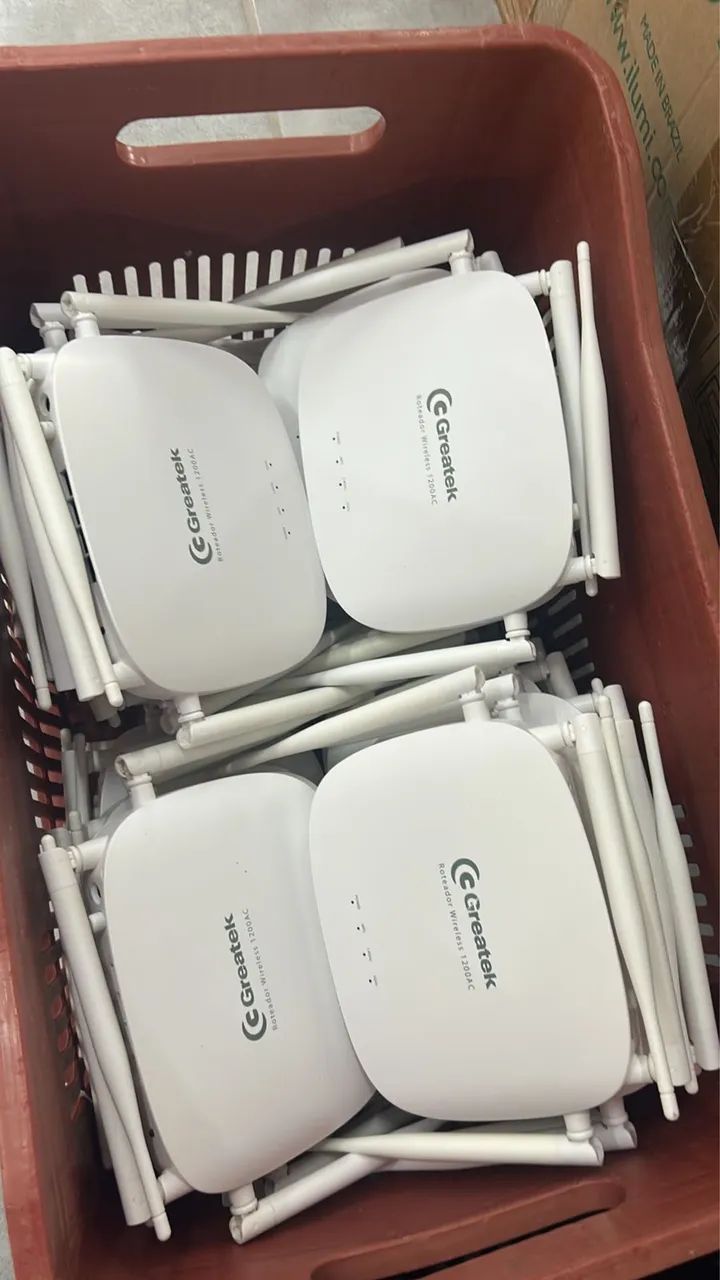Kit 10 Roteador Greatek GWR1200 com fonte