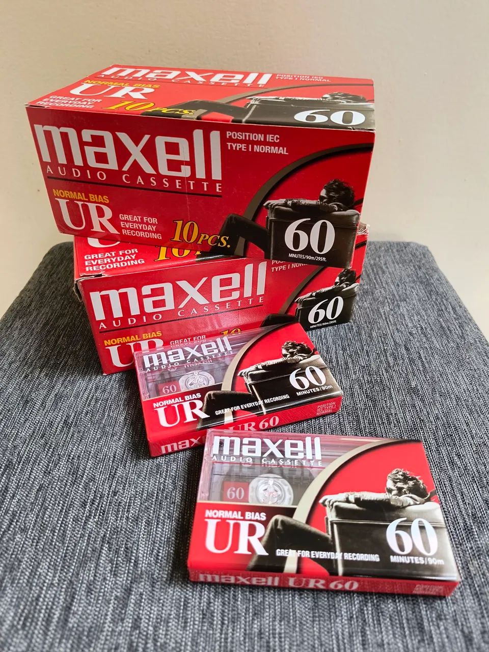 Maxell UR 60 - Fitas Cassete - unidade - Foto 3