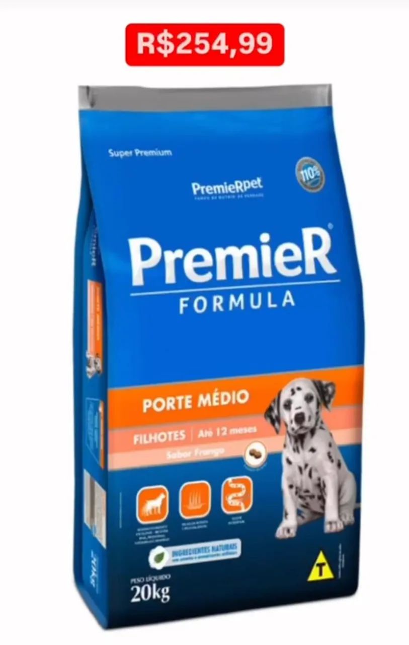 Ração Premier Formula Porte Pequeno Filhotes 20kg - Foto 2
