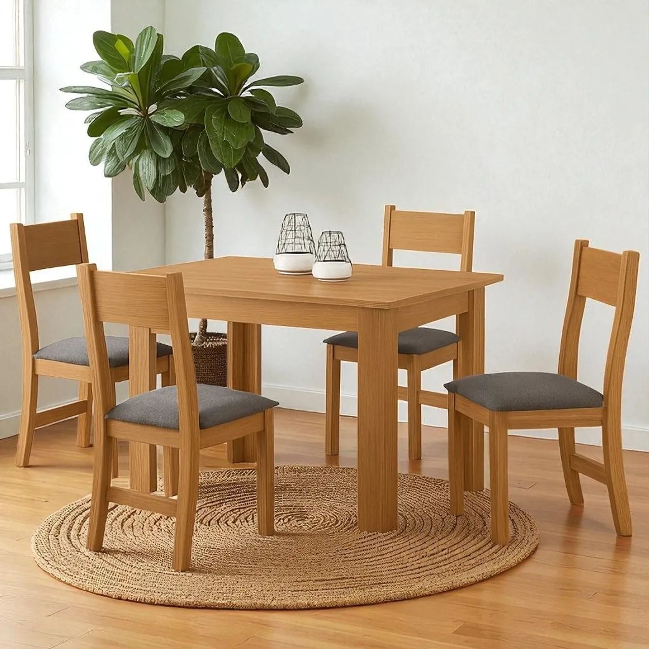 Mesa de jantar Palace completo com 4 cadeiras nova  - Foto 2