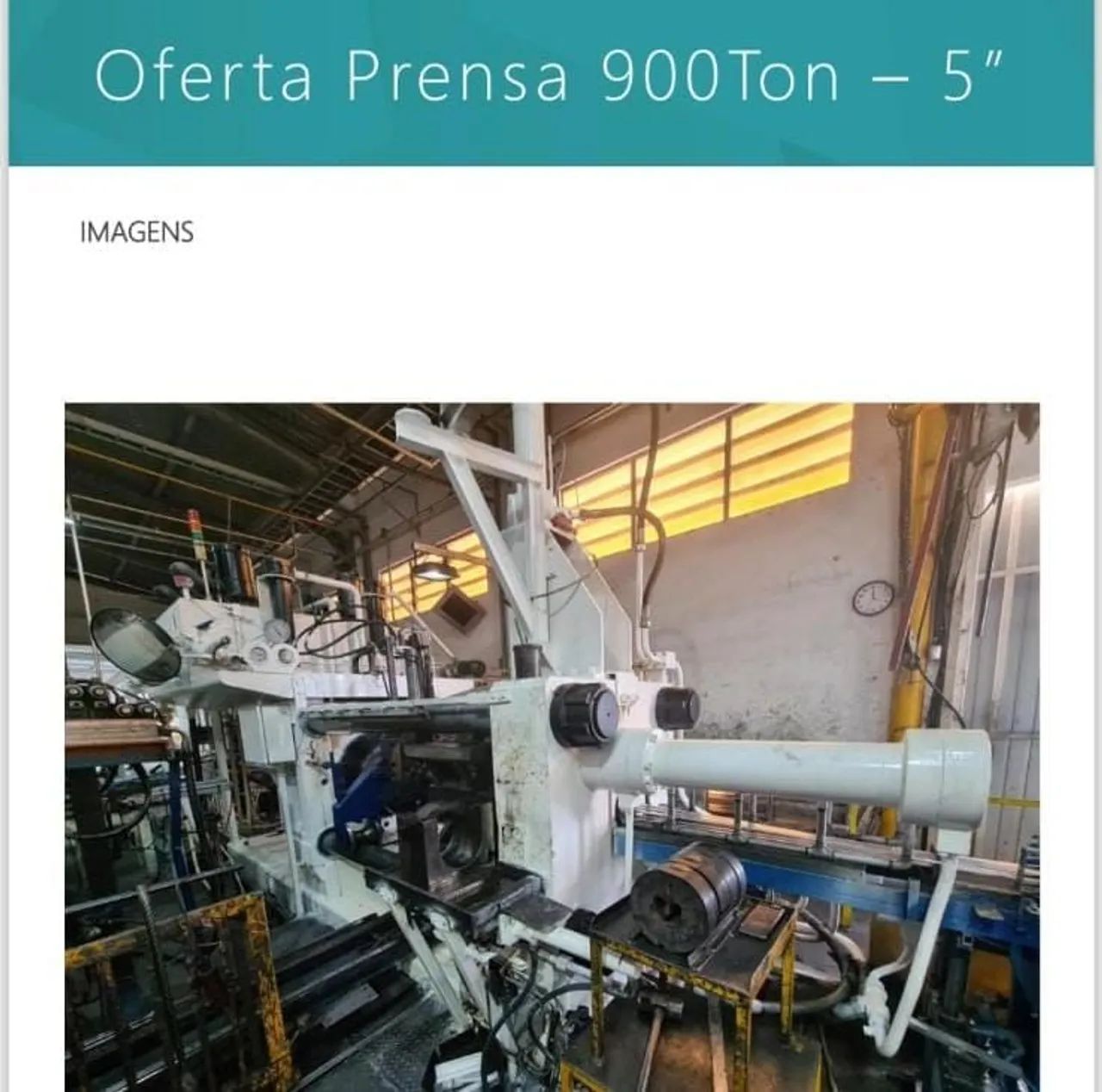 Prensa de Extrusão Direta 5" 900ton - Mactec - Foto 3