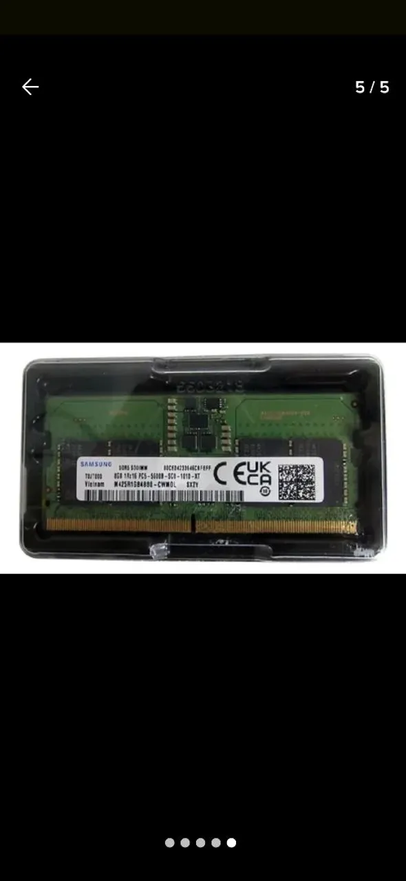 Memória RAM Samsung DDR5