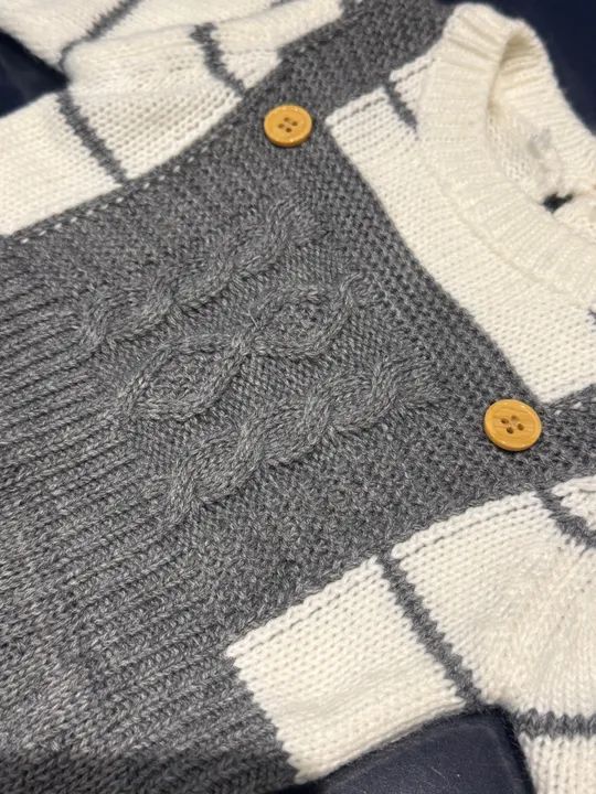 Macacão de tricô para bebê - Unissex - Foto 4