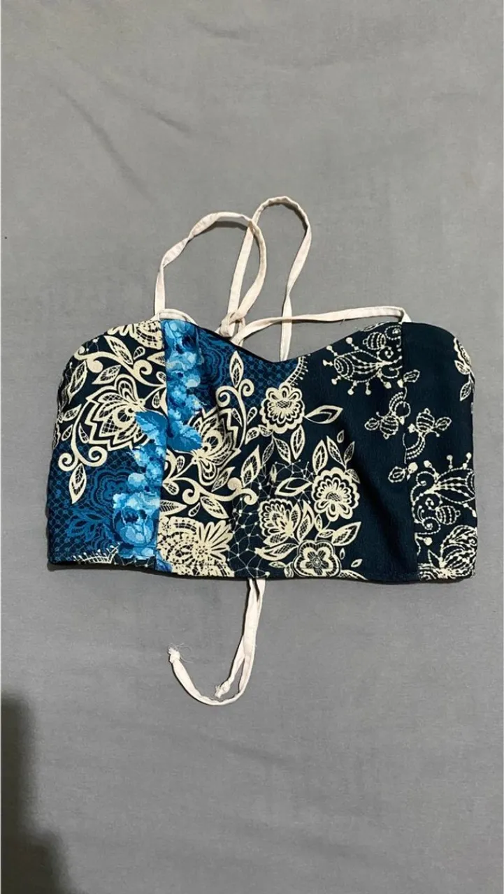 Cropped estampado