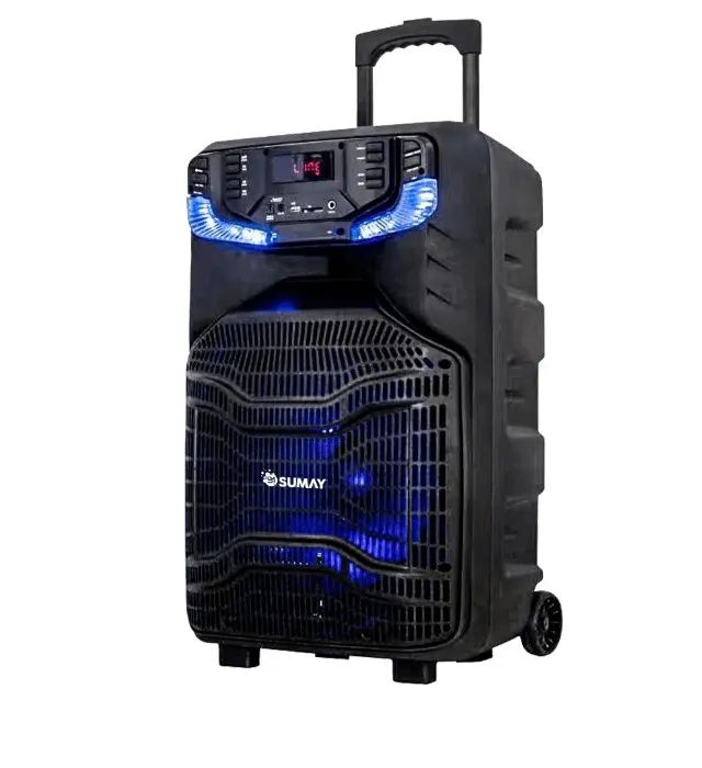 Caixa de Som Amplificada Sumay Pegasus CAP36 700W com Microfone e Controle - Foto 2