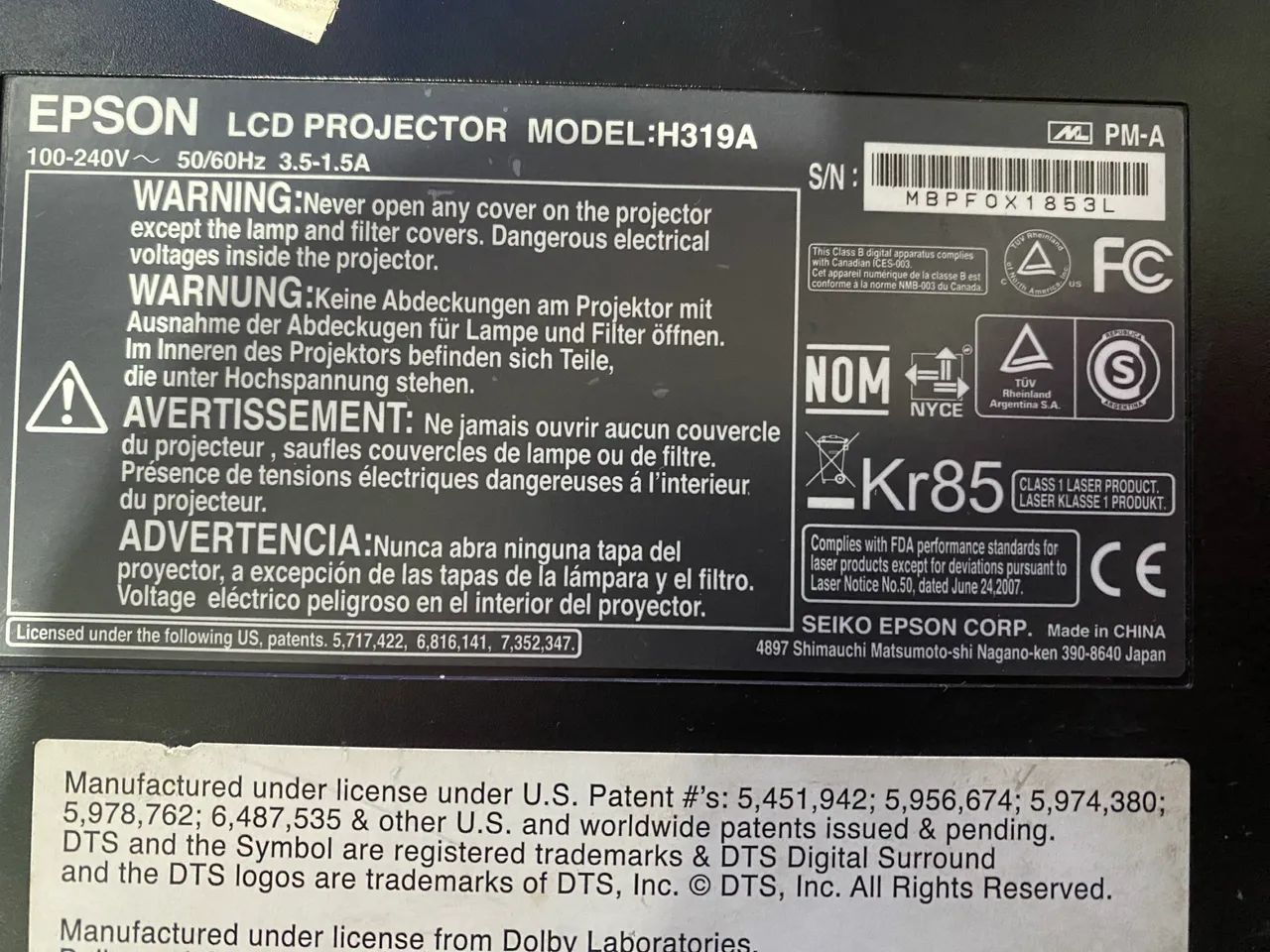 Projetor Epson powerlite presenter L - Foto 3