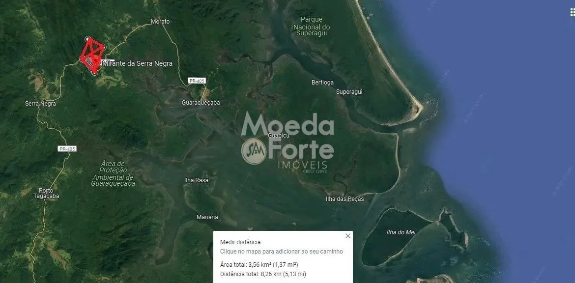 ÁREA EM GUARAQUEÇABA COM 102,52 ALQUEIRES