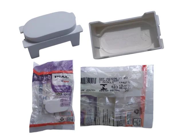 Suporte Tomada, Tomada Coaxial Tv, Tomada Telefone, Módulo cego Pial Legrand Nereya - Foto 6