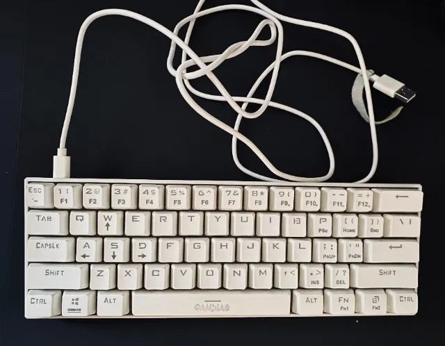 Teclado Mecânico Branco Gamdias Hermes E3 RGB - Foto 5