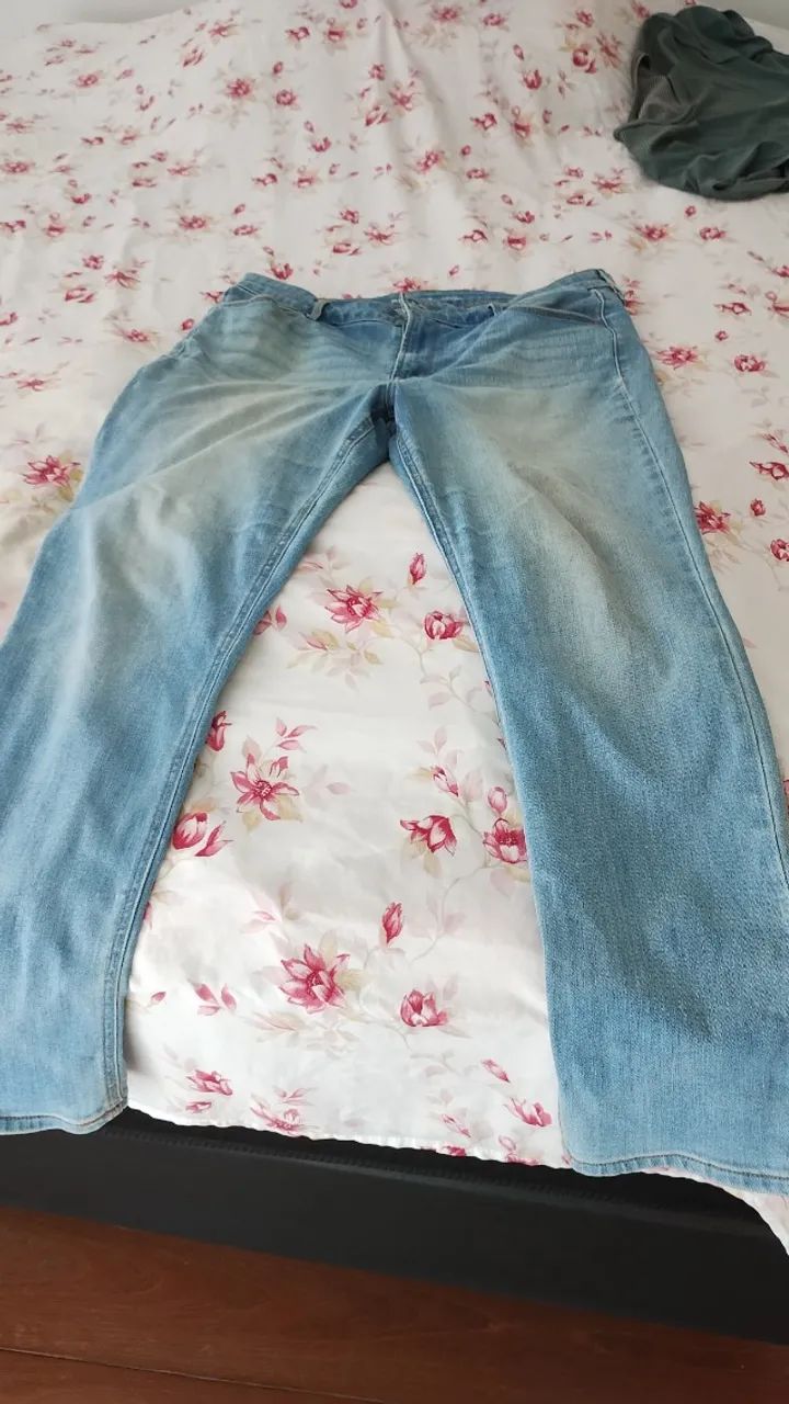 Calça jeans clara