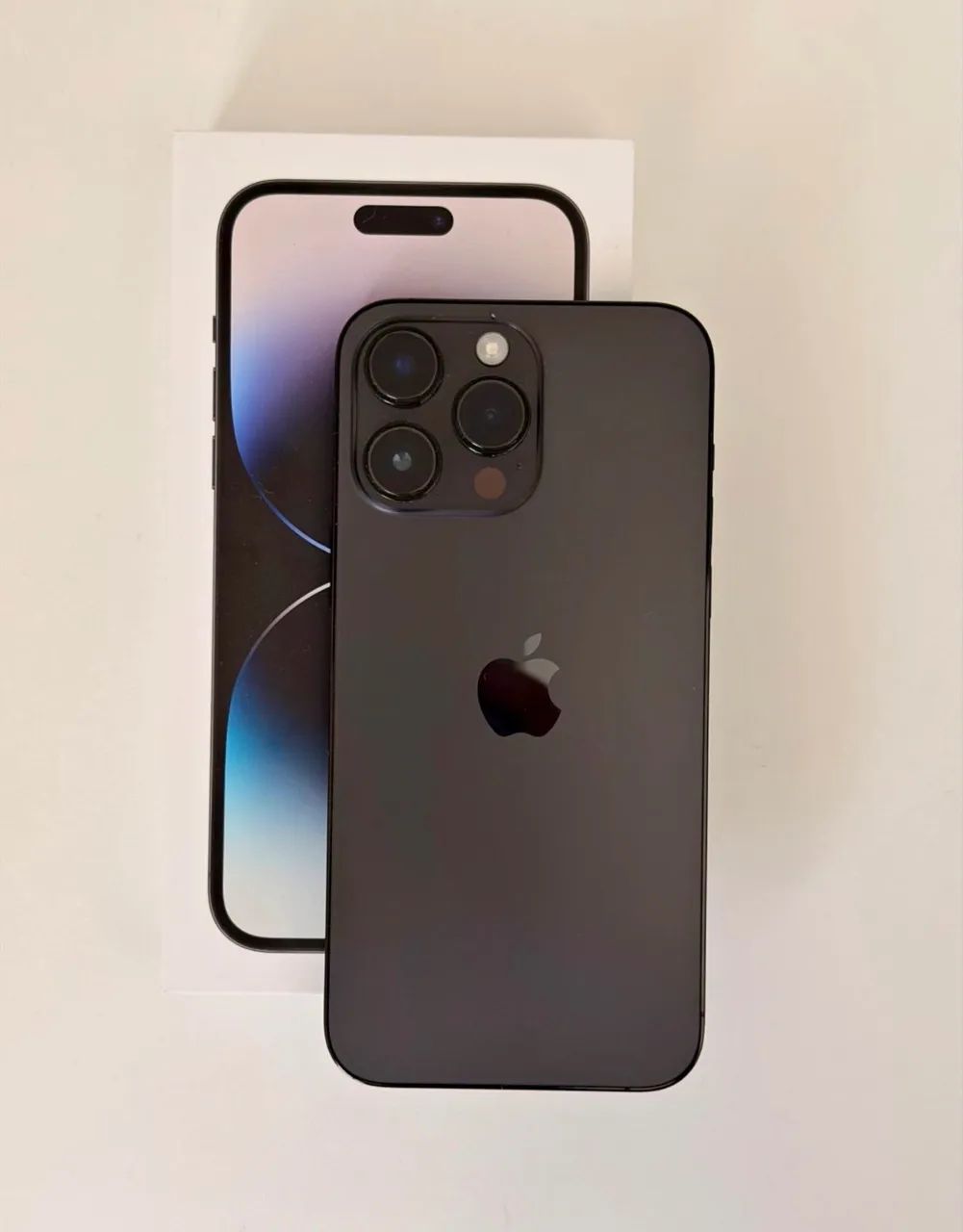 IPHONE 14 PRO MAX 256GB PRETO-ESPACIAL-BATERIA 100% - Celulares e