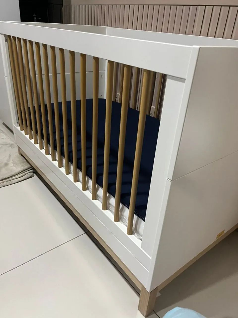 Berço 2 em 1 Americano Cozy Quater, acompanha colchão Pró saúde baby Ortobom - Foto 3