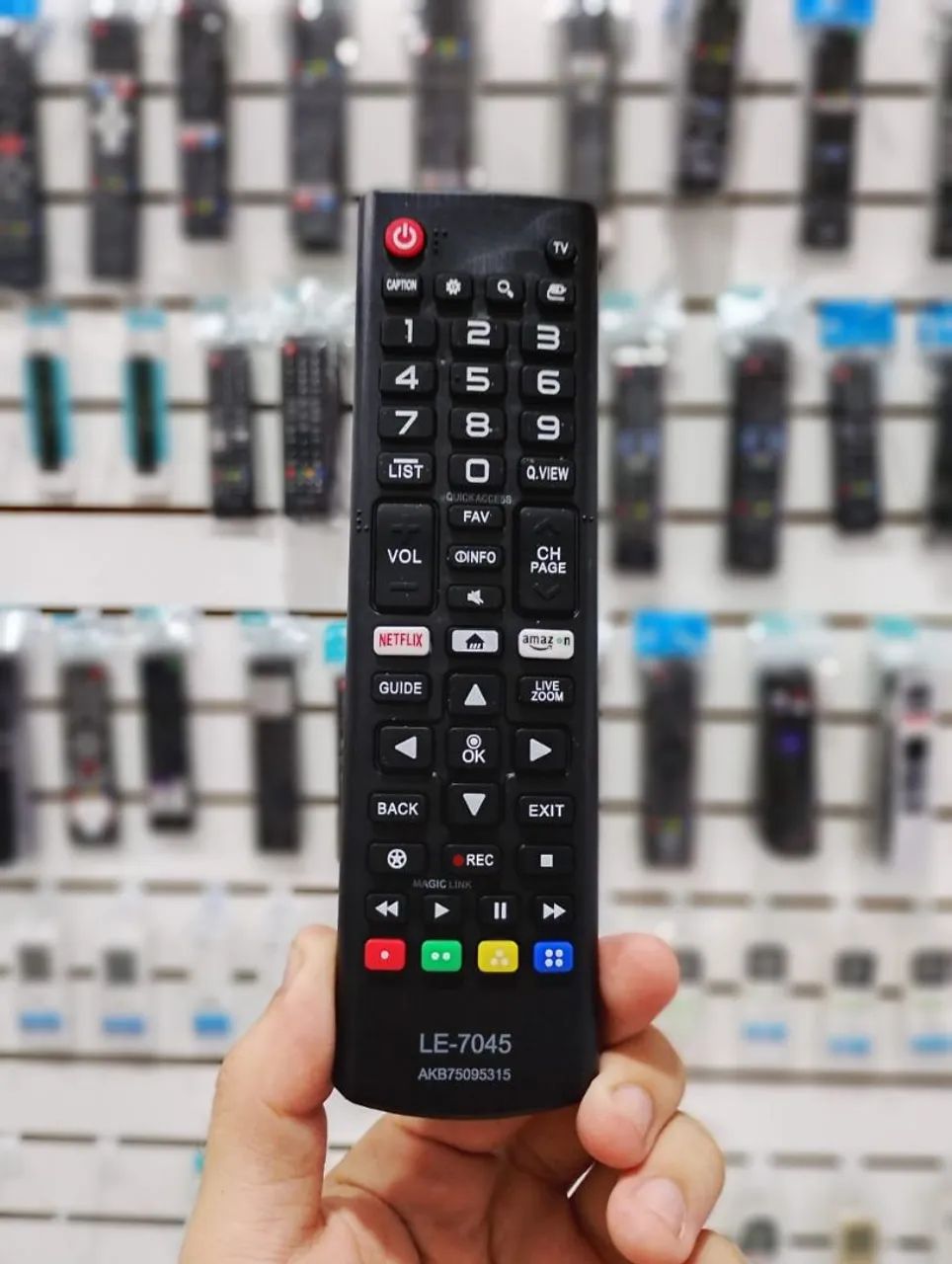 Controle para TV LG smart com atalho Netflix 