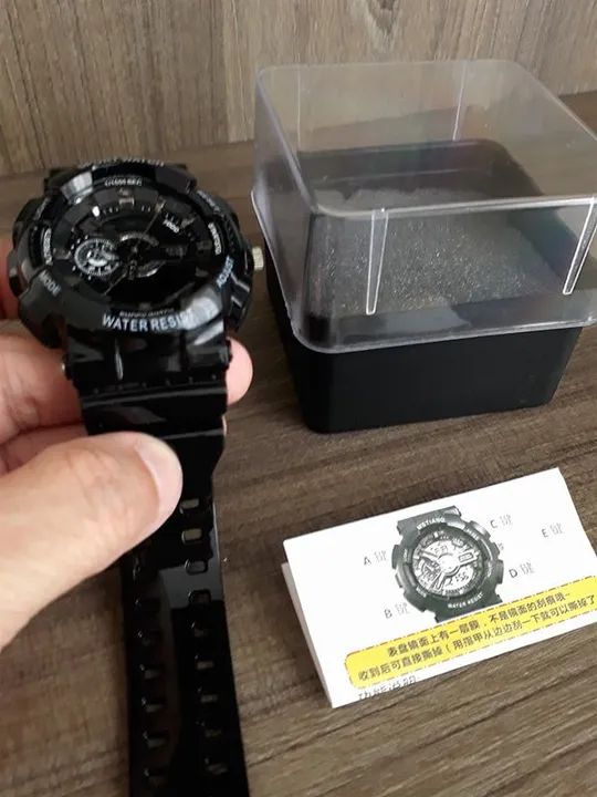 Relógio de pulso Espotivo/ Casual Preto - Foto 3