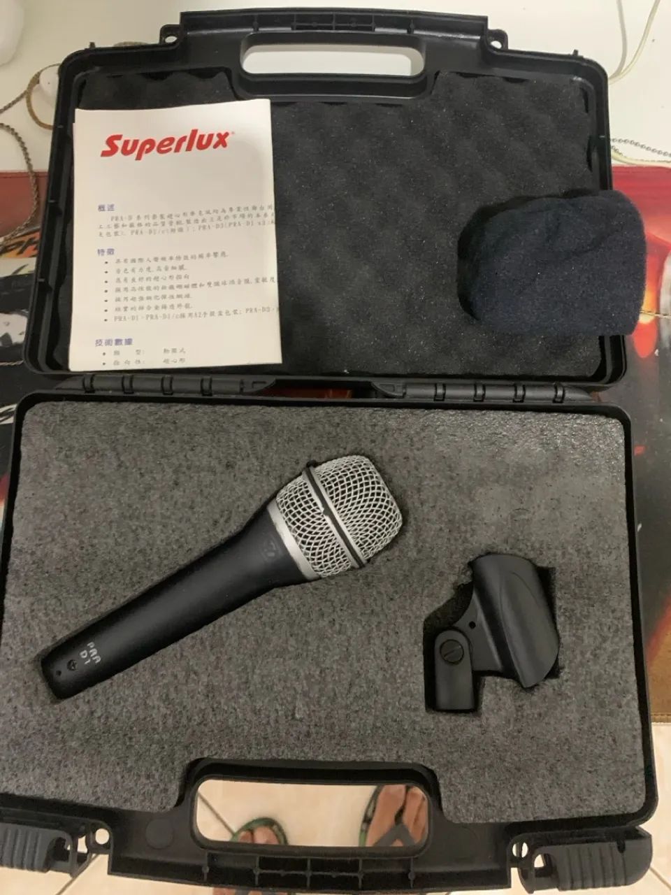 Microfone Superlux PRAD1 - Novo