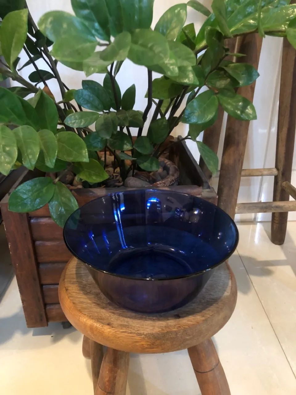 Tigela de Vidro Azul cobalto duralex  - Foto 2