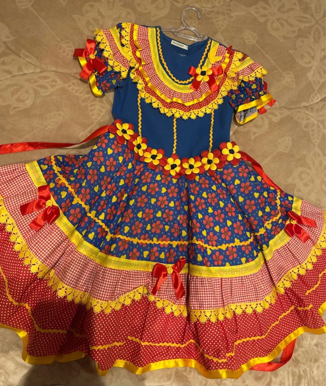 Vestido festa junina infantil/ adulto 