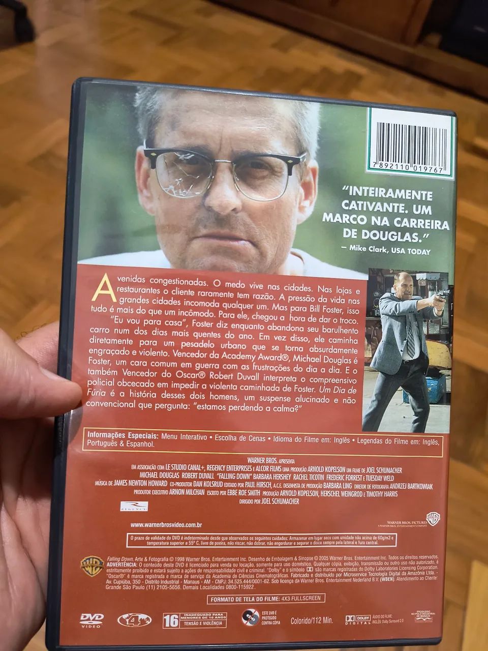 DVD Um Dia de Fúria - Michael Douglas - Foto 2
