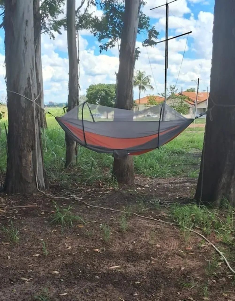 Rede com mosquiteiro de acampamentos. Rede para bebê  - Foto 4