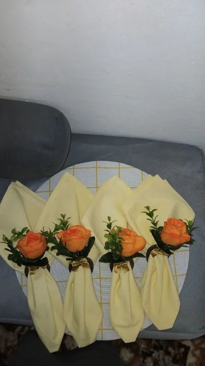 Jogo Americano Decorativo com Flores