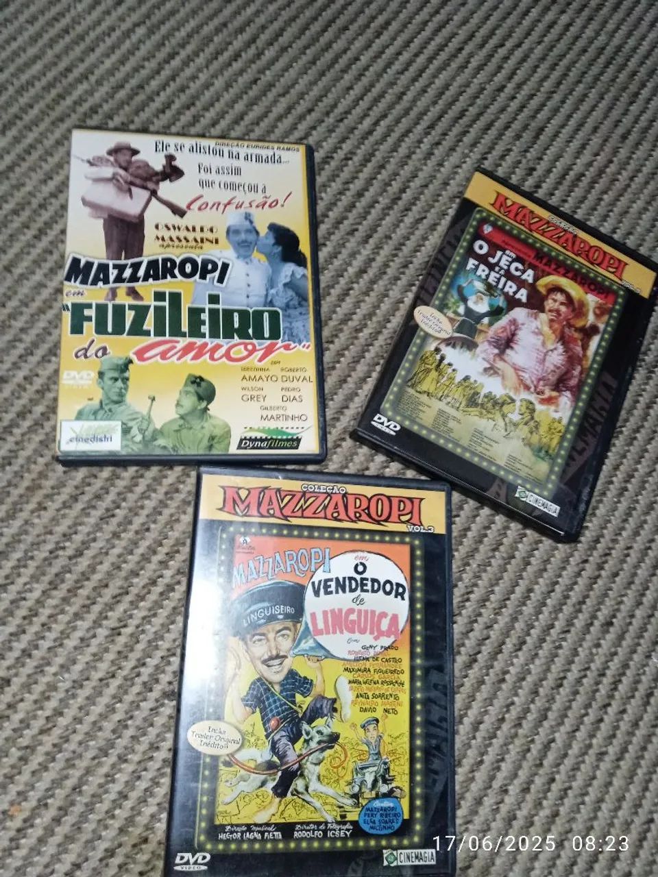 DVDs Mazzaropi - Coleção Com 3 DVDs  - Foto 2