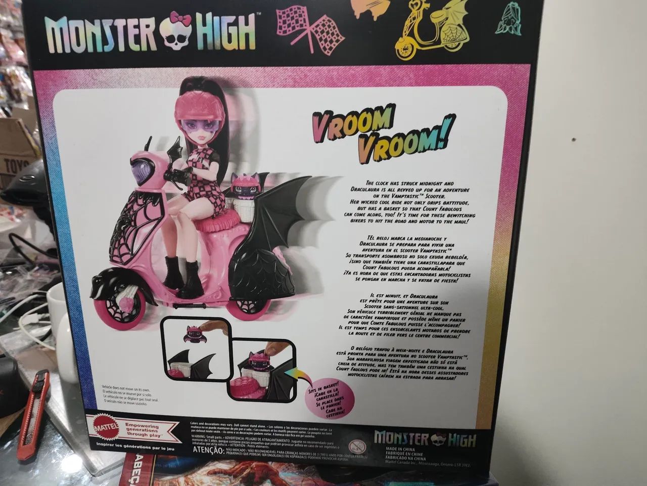 Monster high Draculaura Vamptastic Scooter  - Foto 2