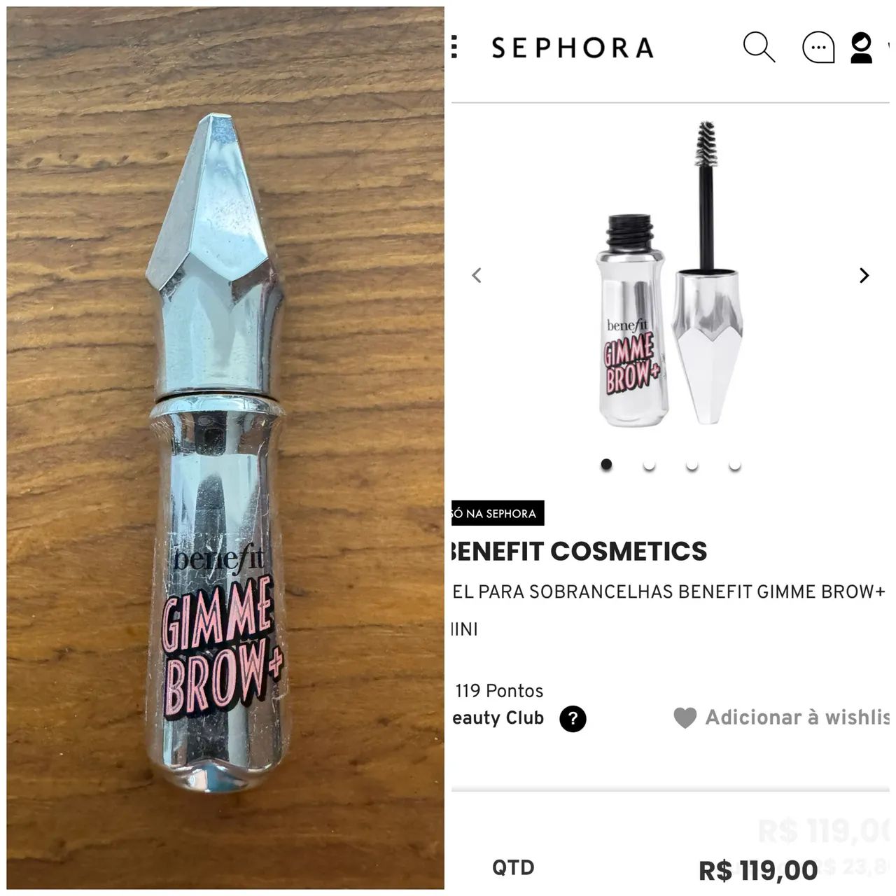 Gel para sobrancelhas Gimme Brown Benefit - Foto 2