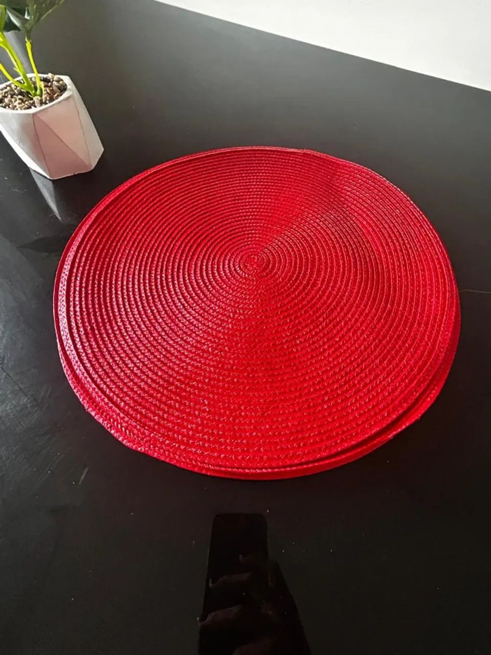 Kit 6 Jogo Americano Redondo Sousplat Supla Mesa Posta - Foto 2