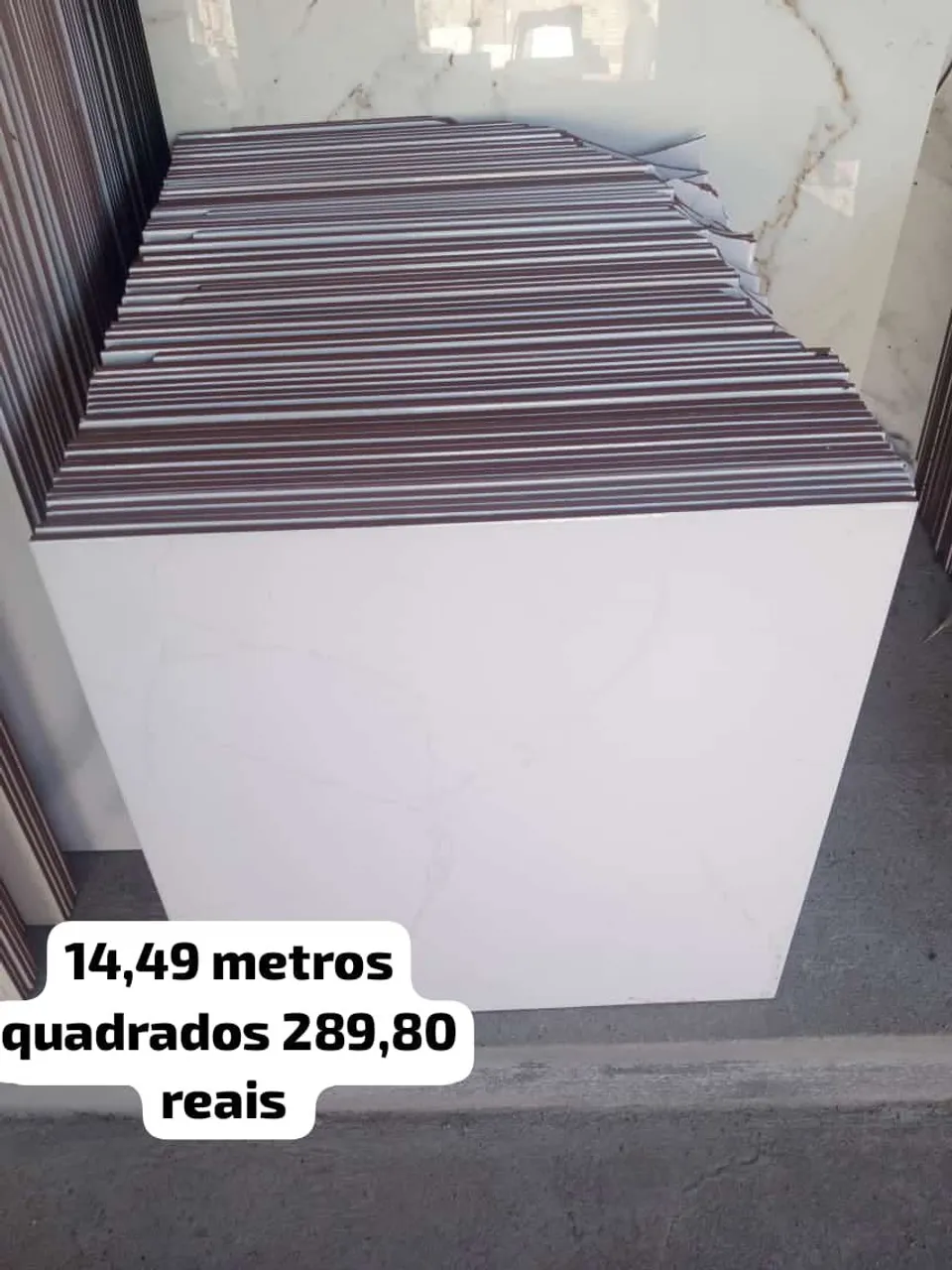 Porcelanato Branco 14,49 m²