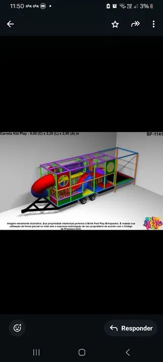 Carreta Kid Play - Brinquedo Infantil