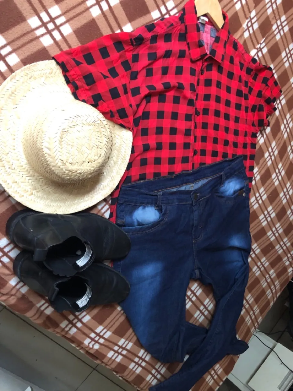 Camisa vermelha