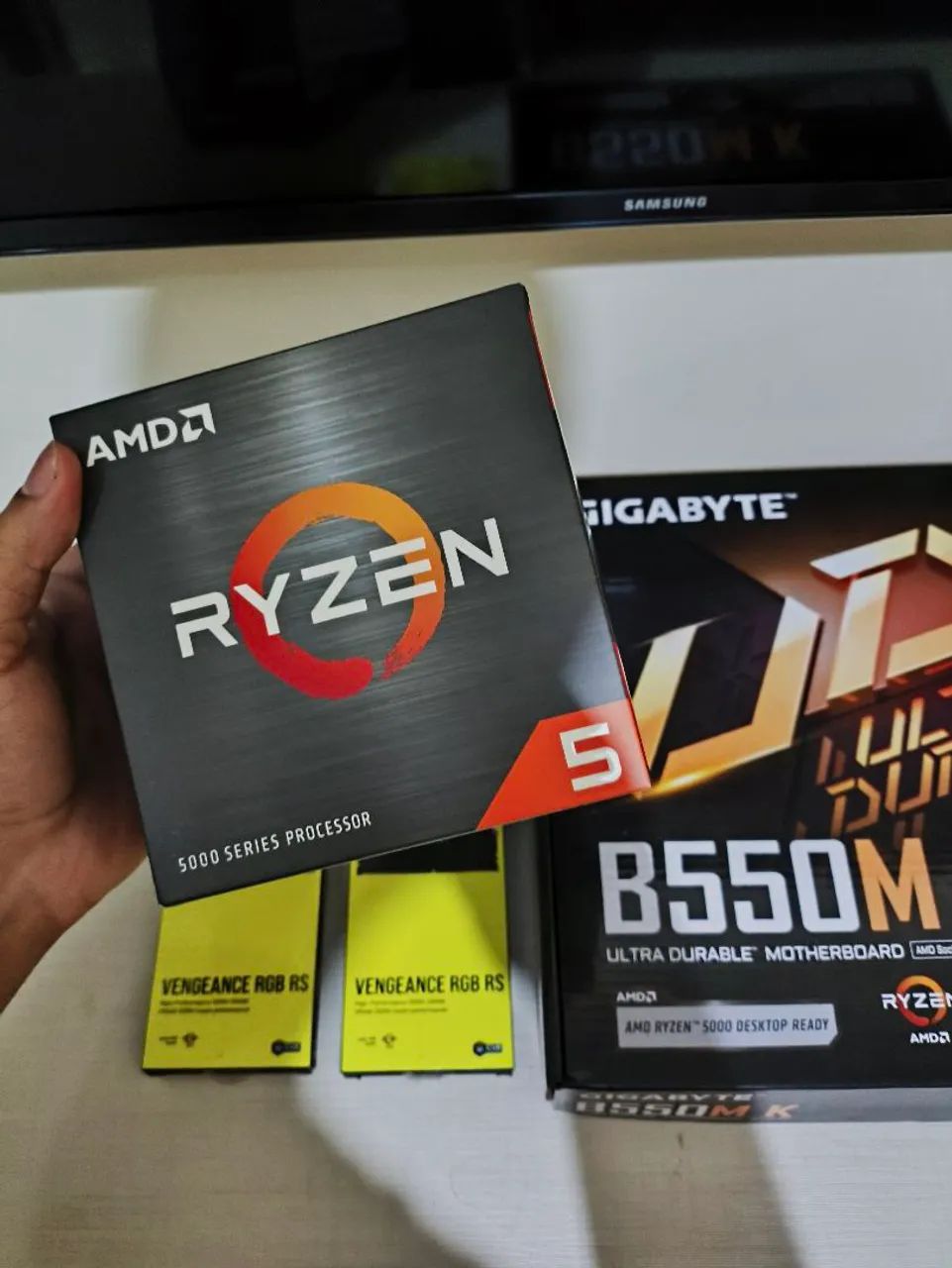 Kit Amd Ryzen 5600x / b550m / 16gb 3600mhz - Computadores e