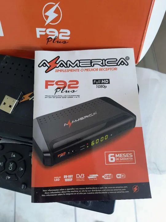 Receptor Digital F92 Plus Full HD 1080p