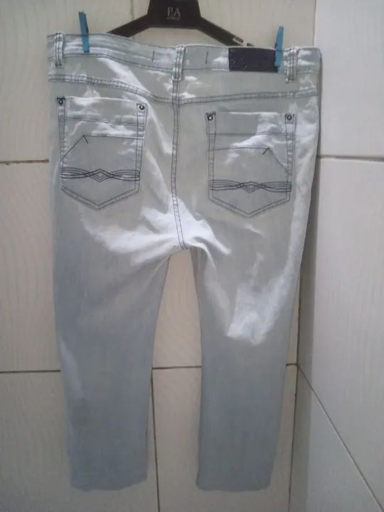 Calça Jeans Azul Claro Geração Urbana Masculino N;48 - Foto 2
