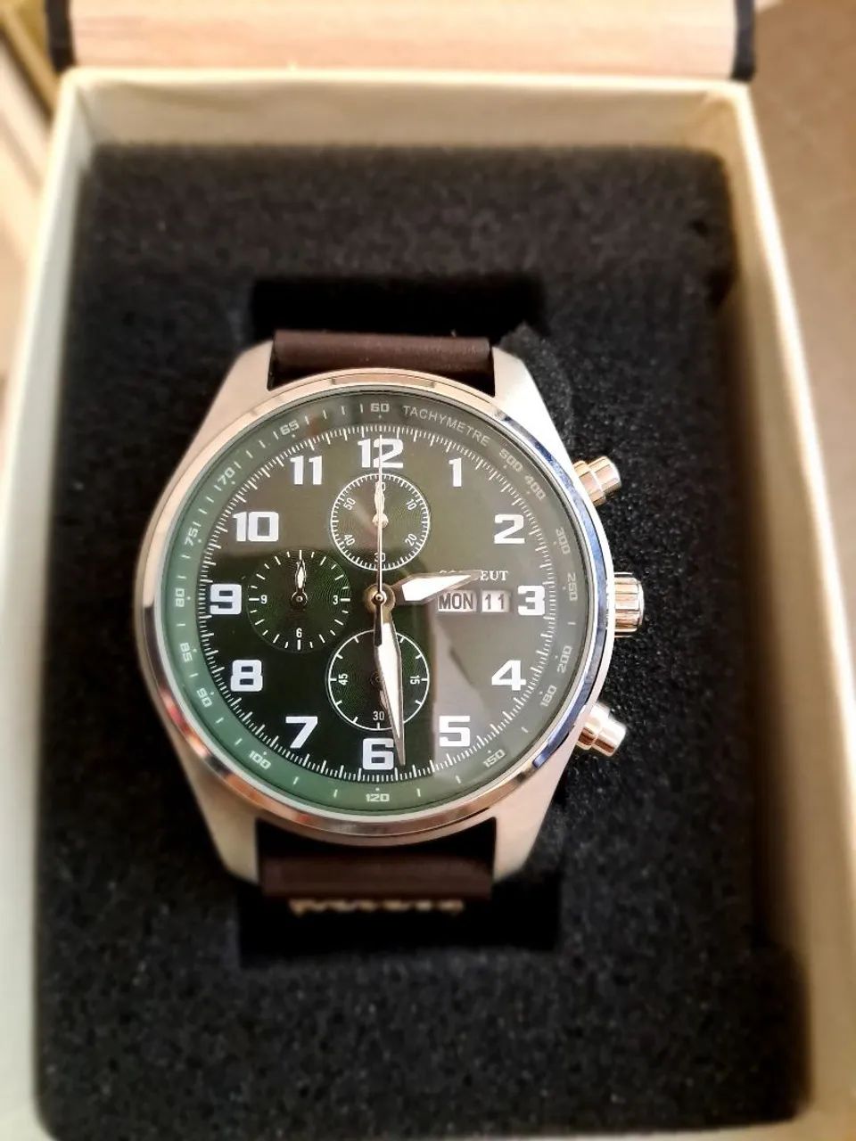 Relógio io Corgeut Homage IWC Pilot Top Gun