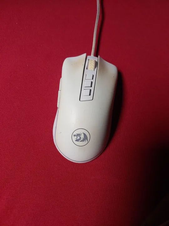 Mouse Gamer Redragon Cobra, Chroma RGB, 10000DPI, 7 Botões, Lunar White - M711W - Foto 4