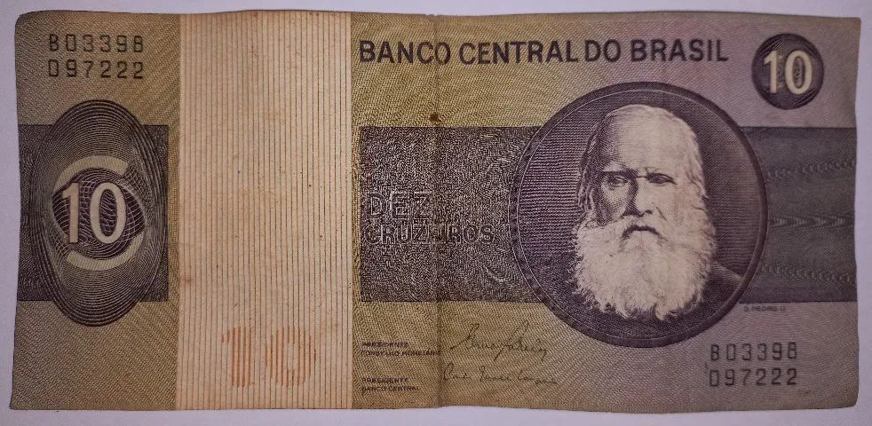 Cédula Antiga 10 Cruzeiros
