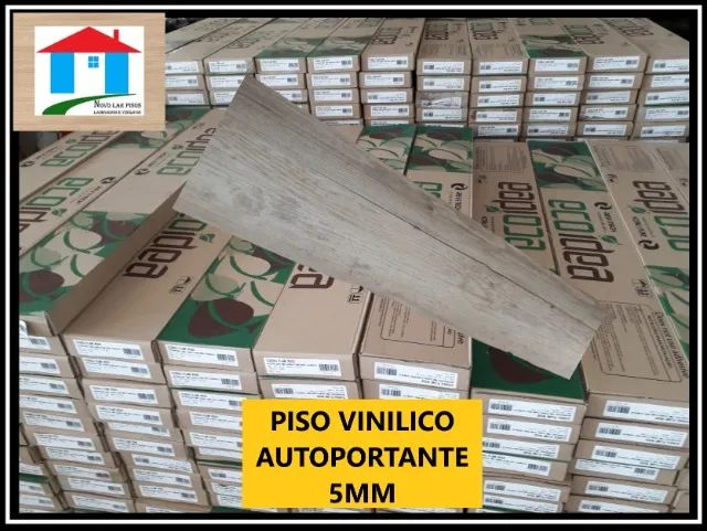 Piso vinilico em régua 1,20 x 0,18 tabaco rustico - Foto 2