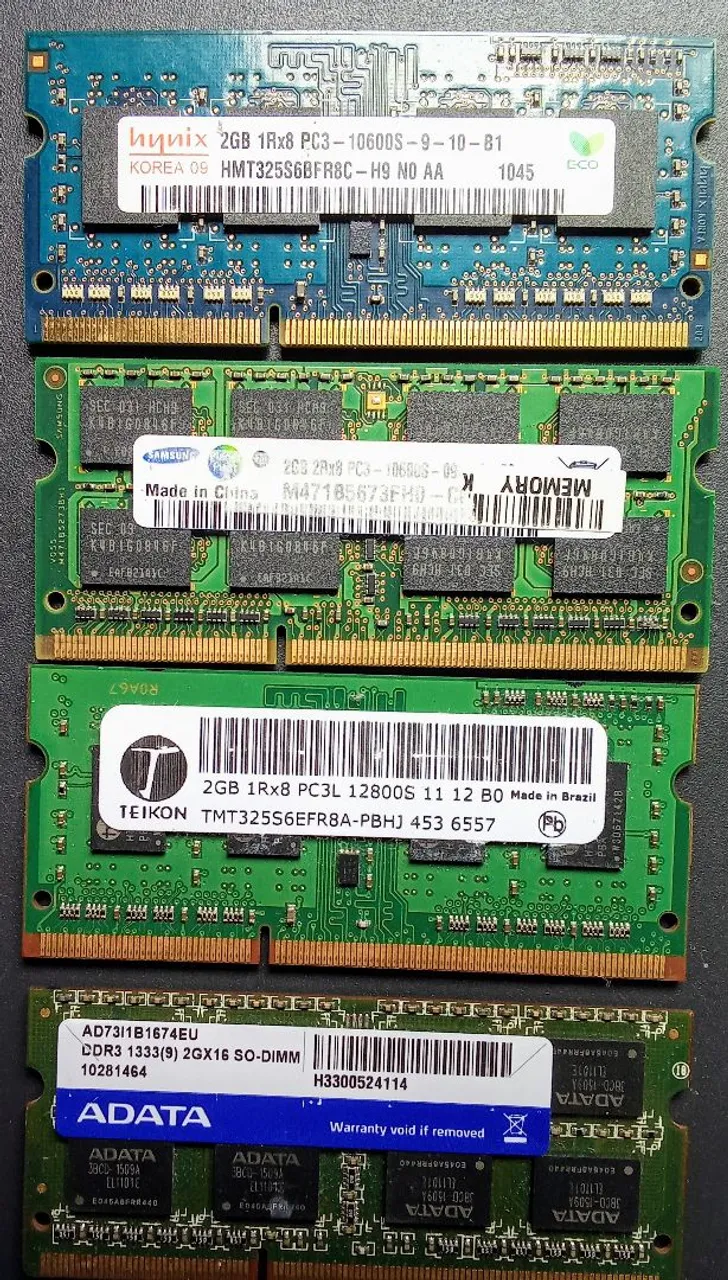 Memória RAM DDR3 2GB 1333M Hz