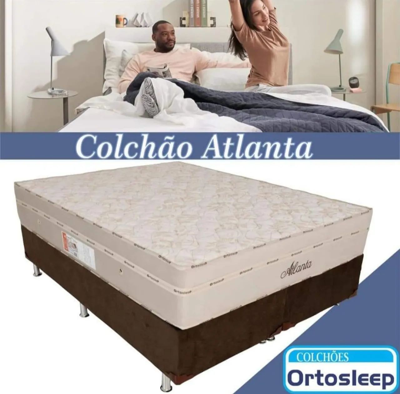 Cama Queen conjunto completo 
