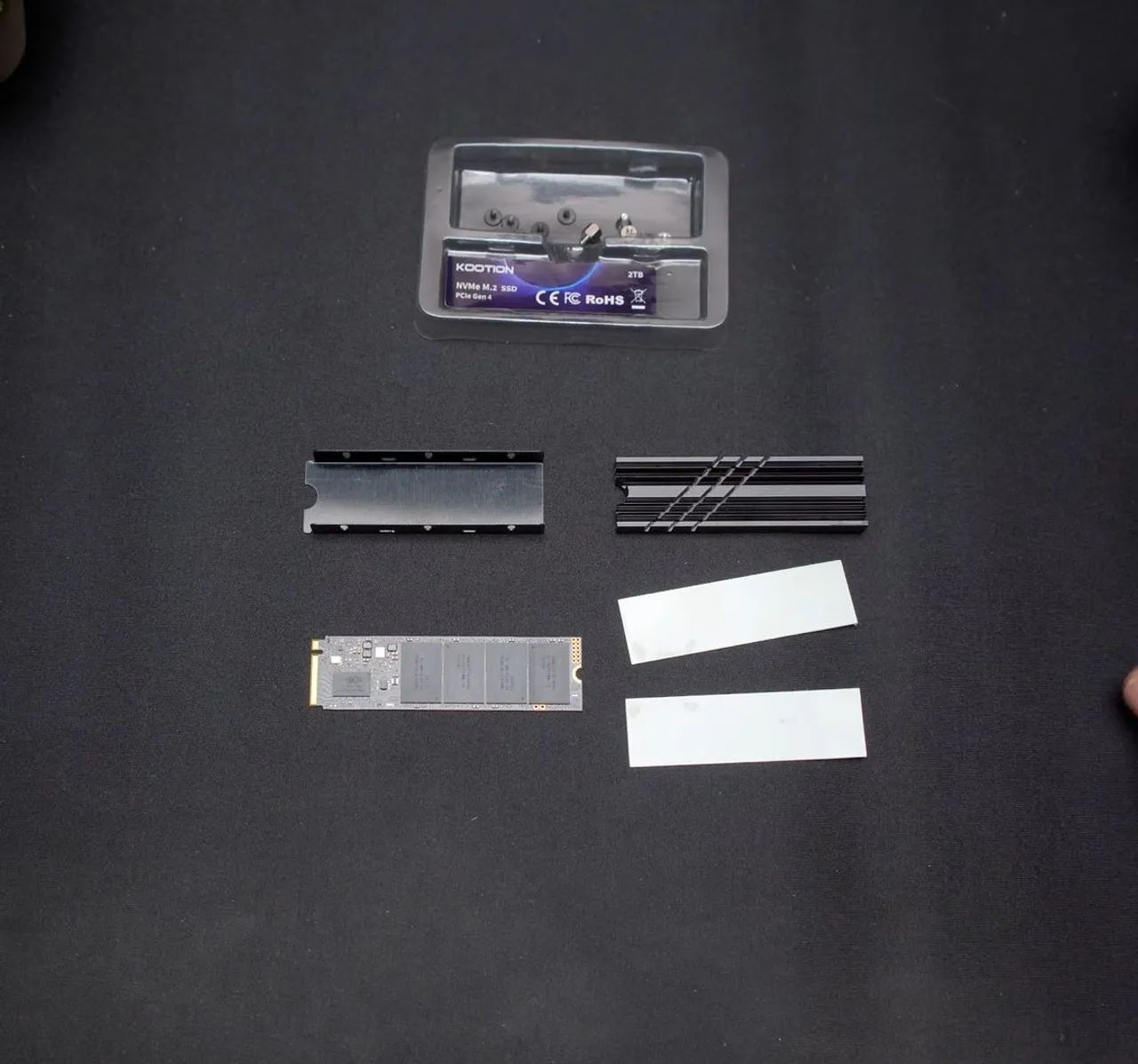 SSD nvme M.2 Kootion 7400Mbs PCI 4.0 novo lacrado  - Foto 2