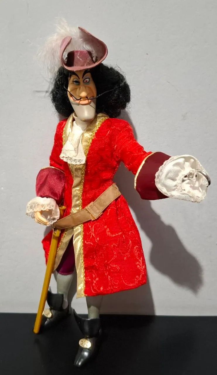 Disney Peter Pan Boneco Capitão Gancho Original Mattel