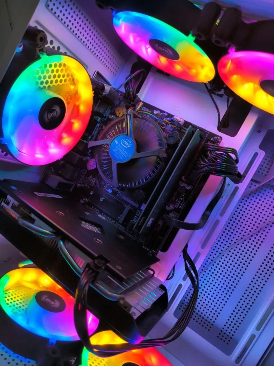 PC GAMER - Gabinete Mini Tower em vidro temperado, Branco64842042922754124