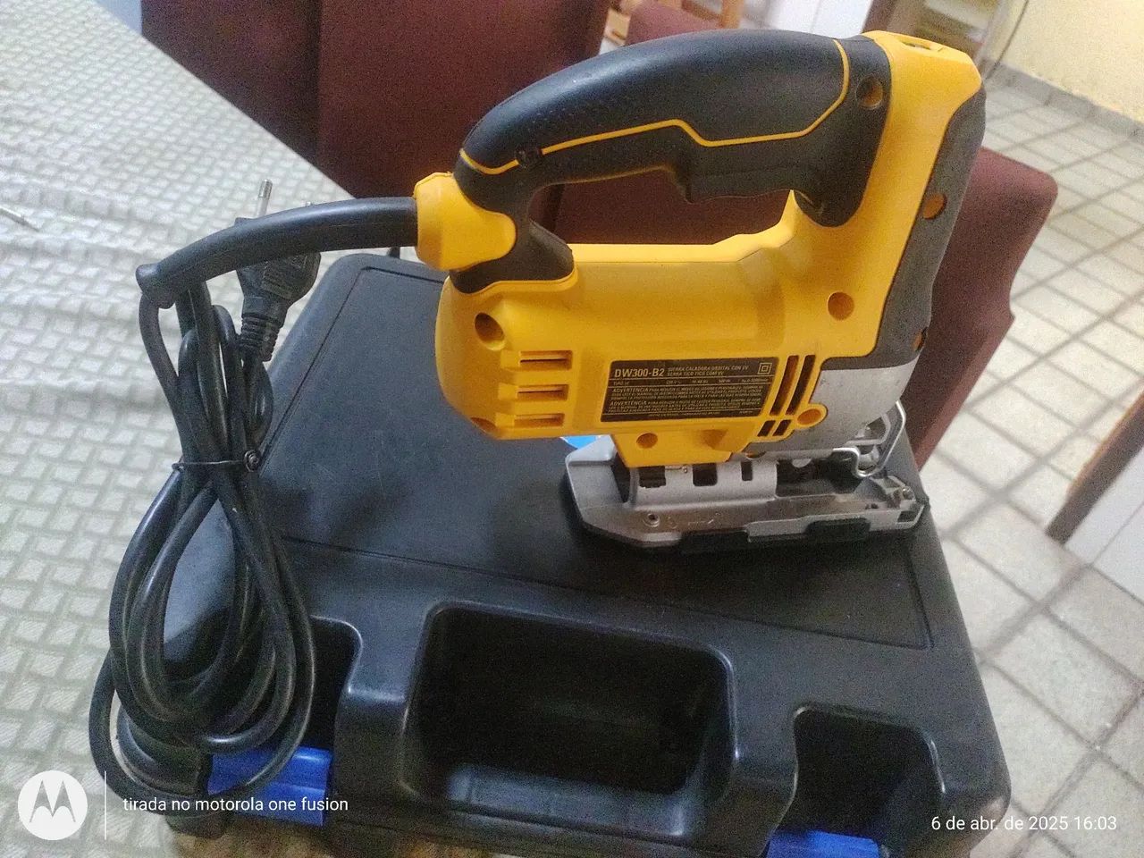 Serra Tico Tico Dewalt Orbital com Maleta  - Foto 3