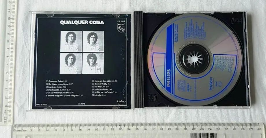 Cd Original - Caetano Veloso (Álbum - Qualquer Coisa) - Anos 90