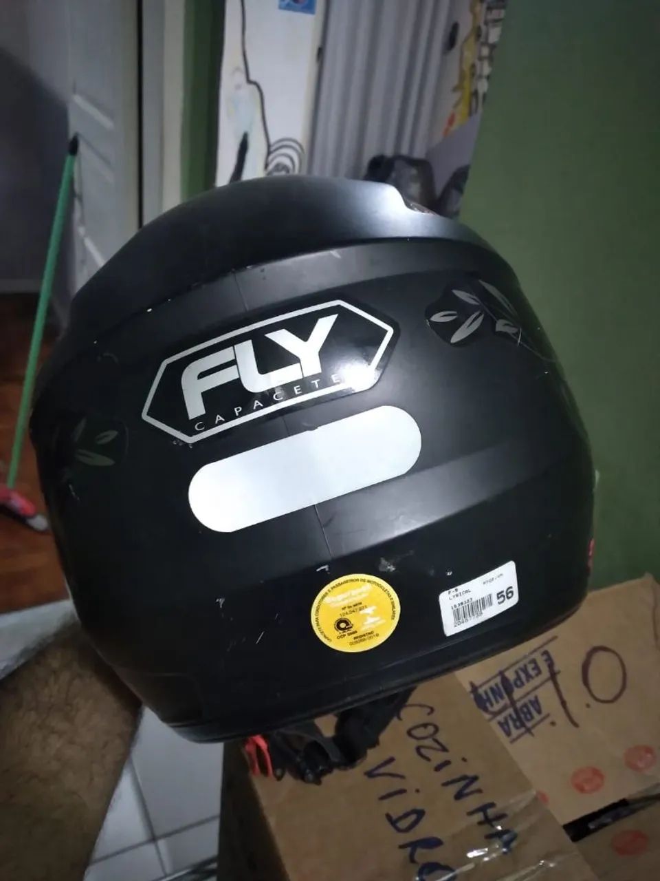 Capacete Fly Tamanho 56 - Foto 5