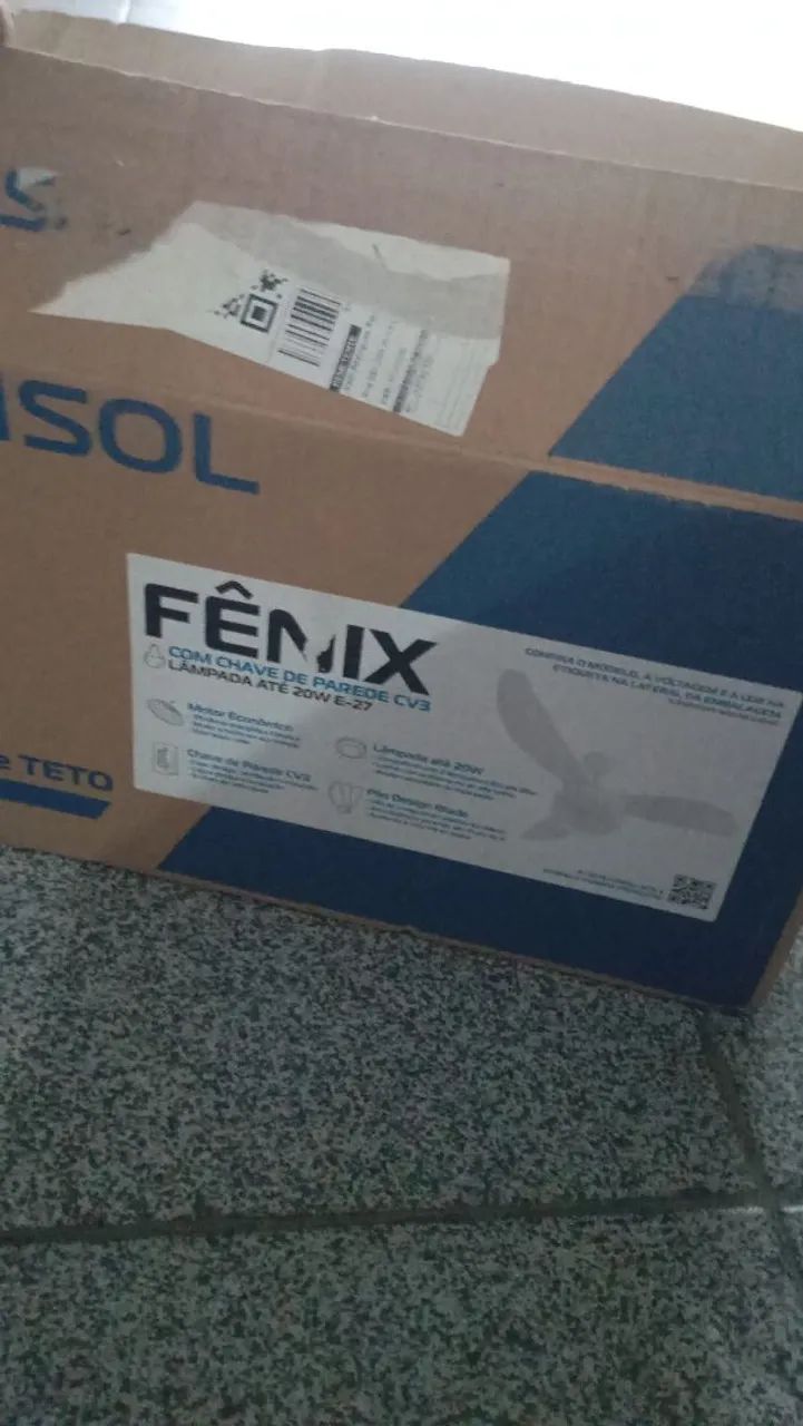 Ventilador de Teto Elluz Inverter com Controle Remoto - Novo - Foto 4